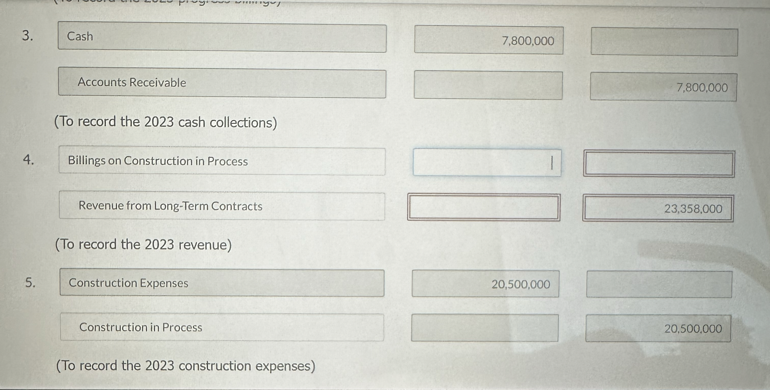  In February 2023, Crane Construction signed a contract and commenced construction