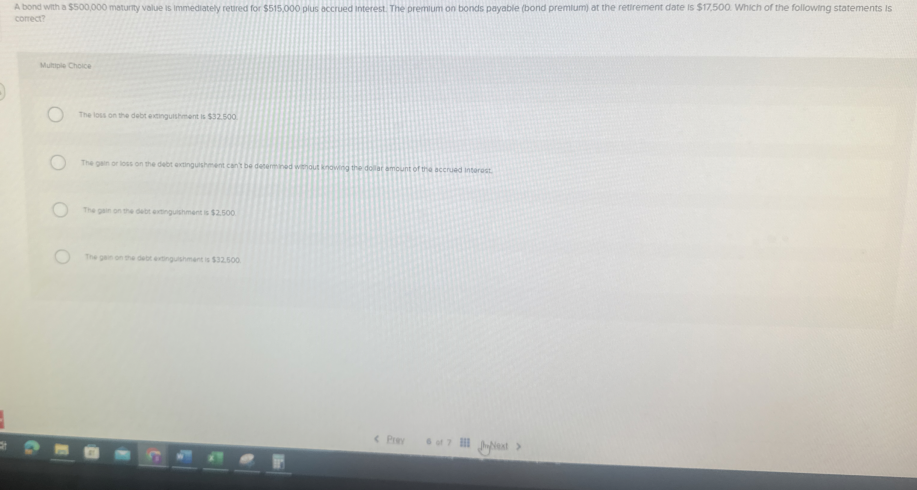  A bond with a $500,000 maturity value is immediately retired for