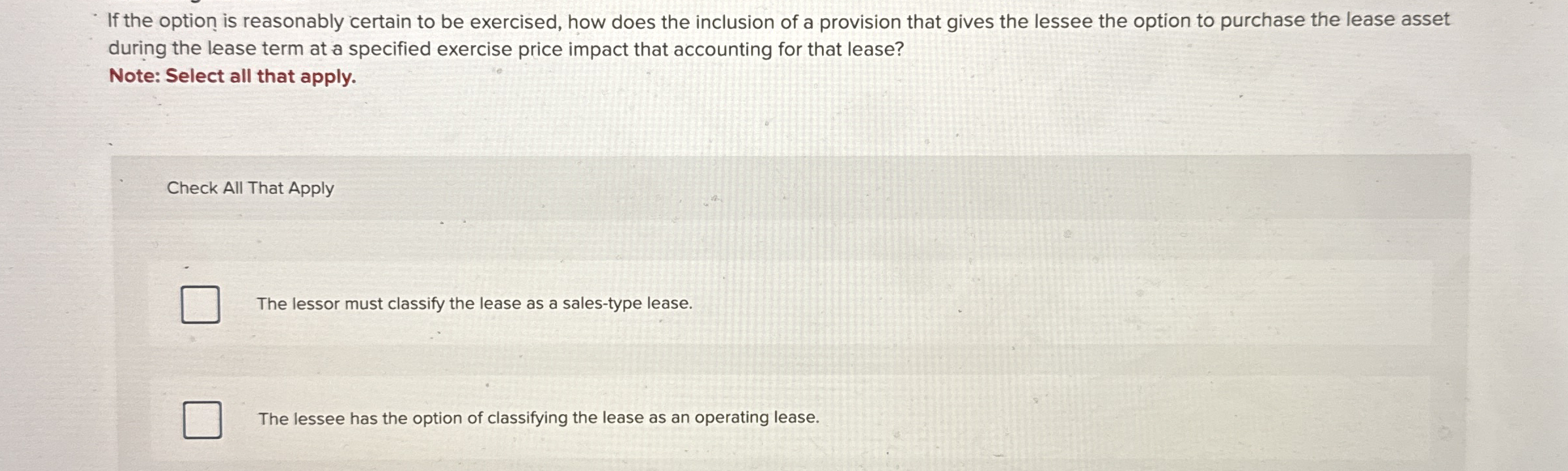  If the option is reasonably certain to be exercised, how does