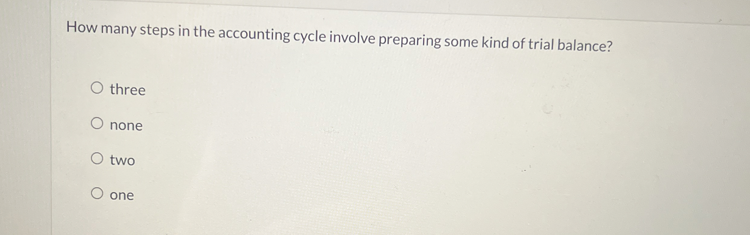  How many steps in the accounting cycle involve preparing some kind