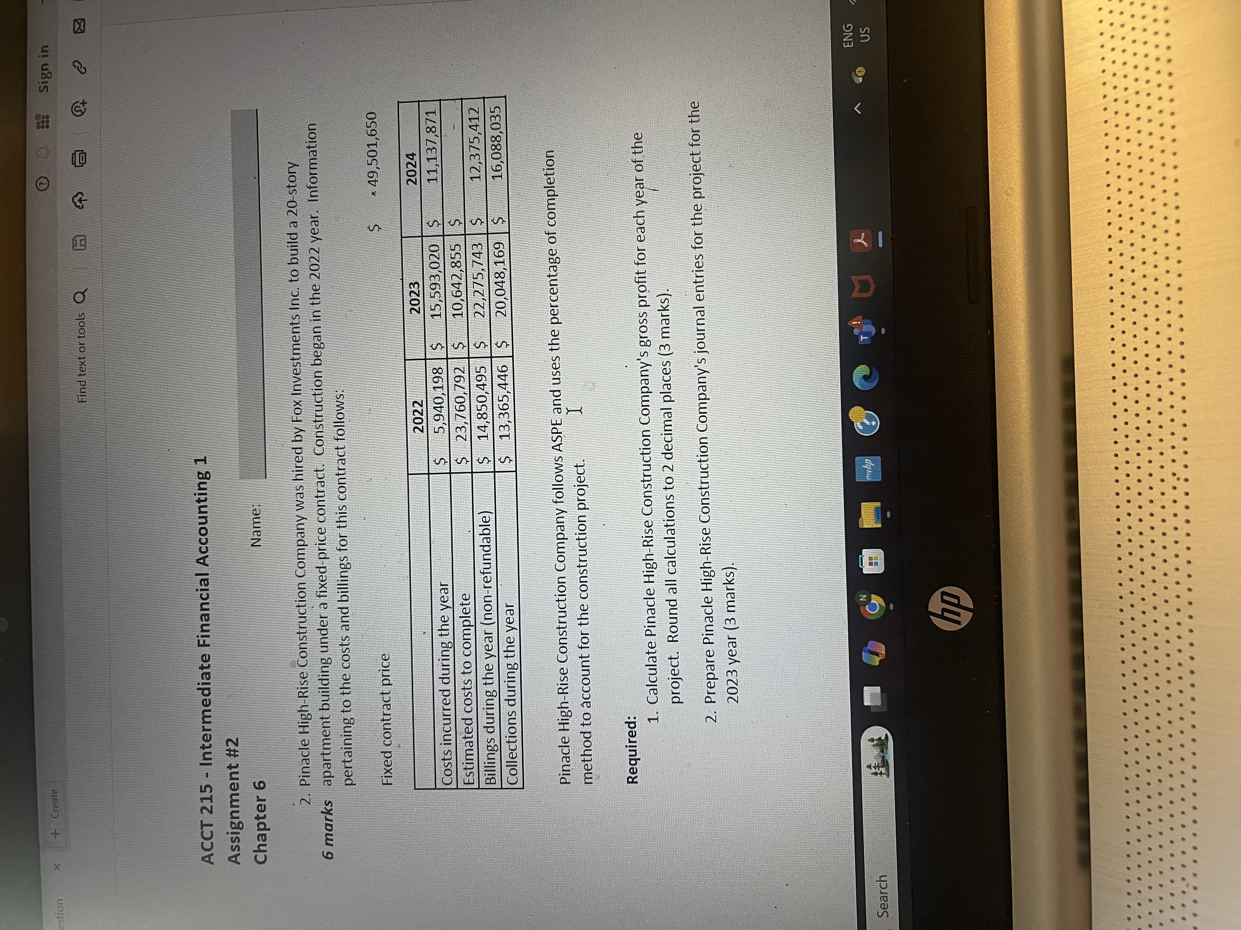  Answer it please is an accounting Question 