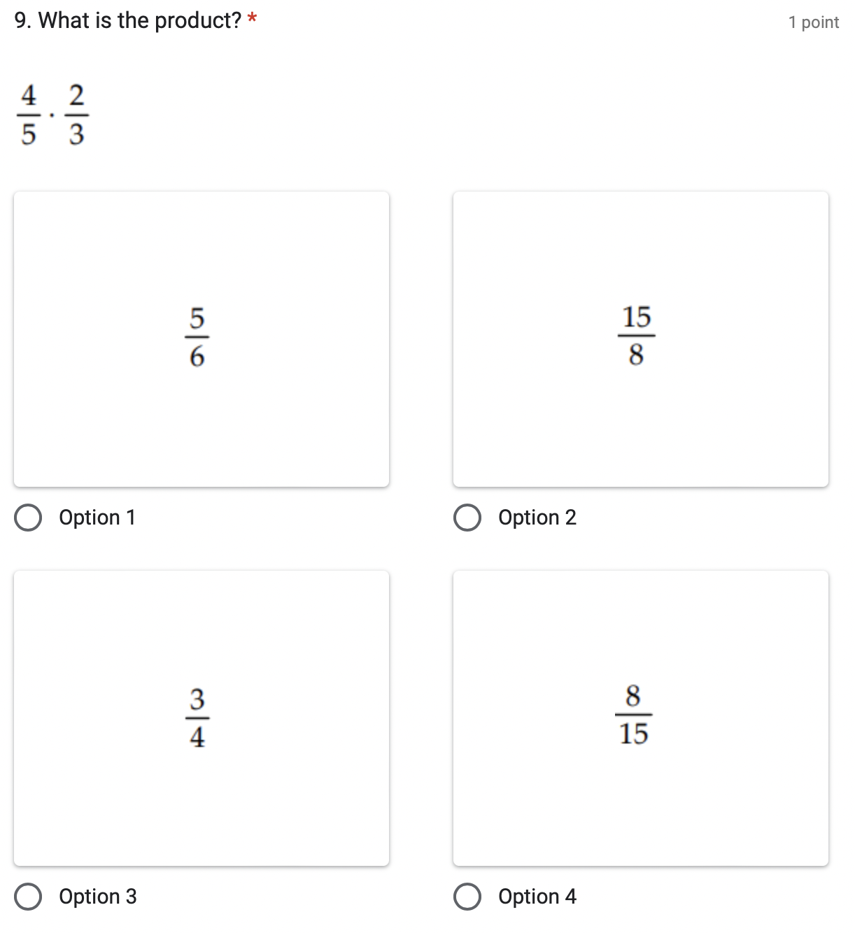 * 1 point 1 point 3. Solve on paper writing each step.