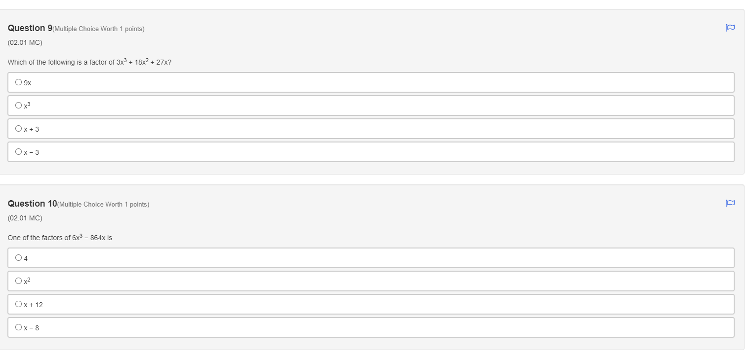 49x2 - 81. O (7x + 9)2 O (7x - 9)2 (6-X_)(6