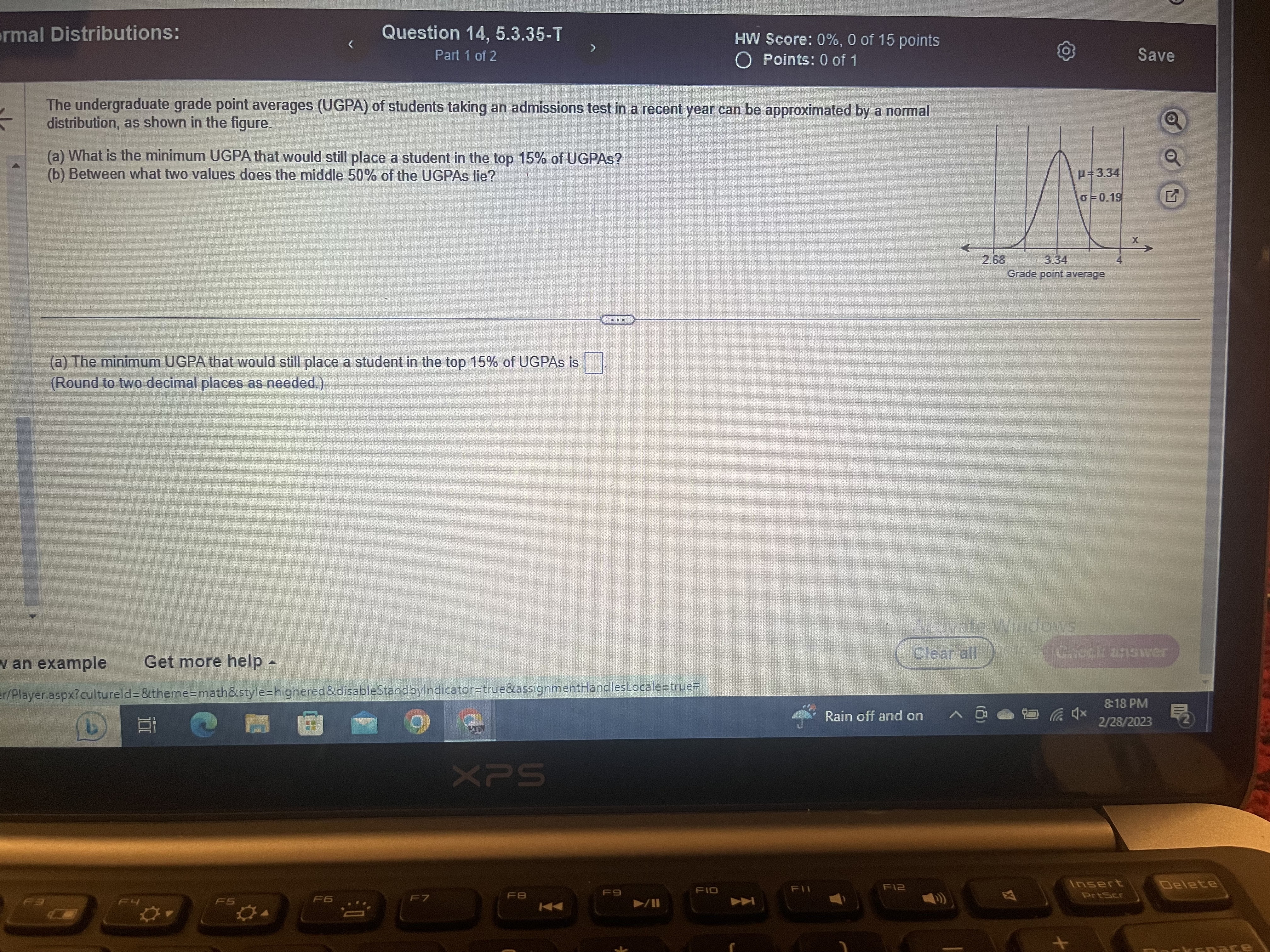 all answers a, b, c thank you ? ? Normal Distributions: Question