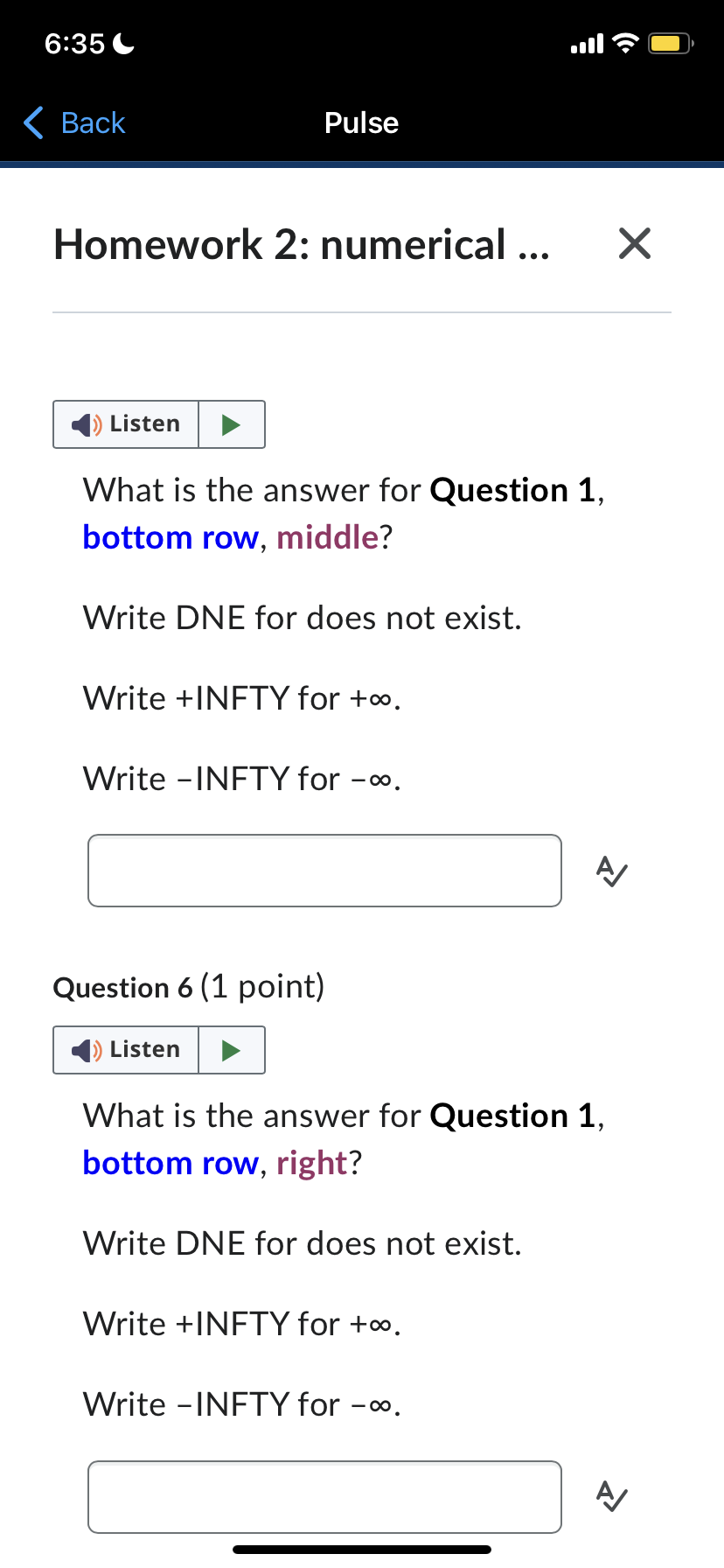 0.295 -.99 905 lim sin x x+0 Page 1 of 2\f6:35 C
