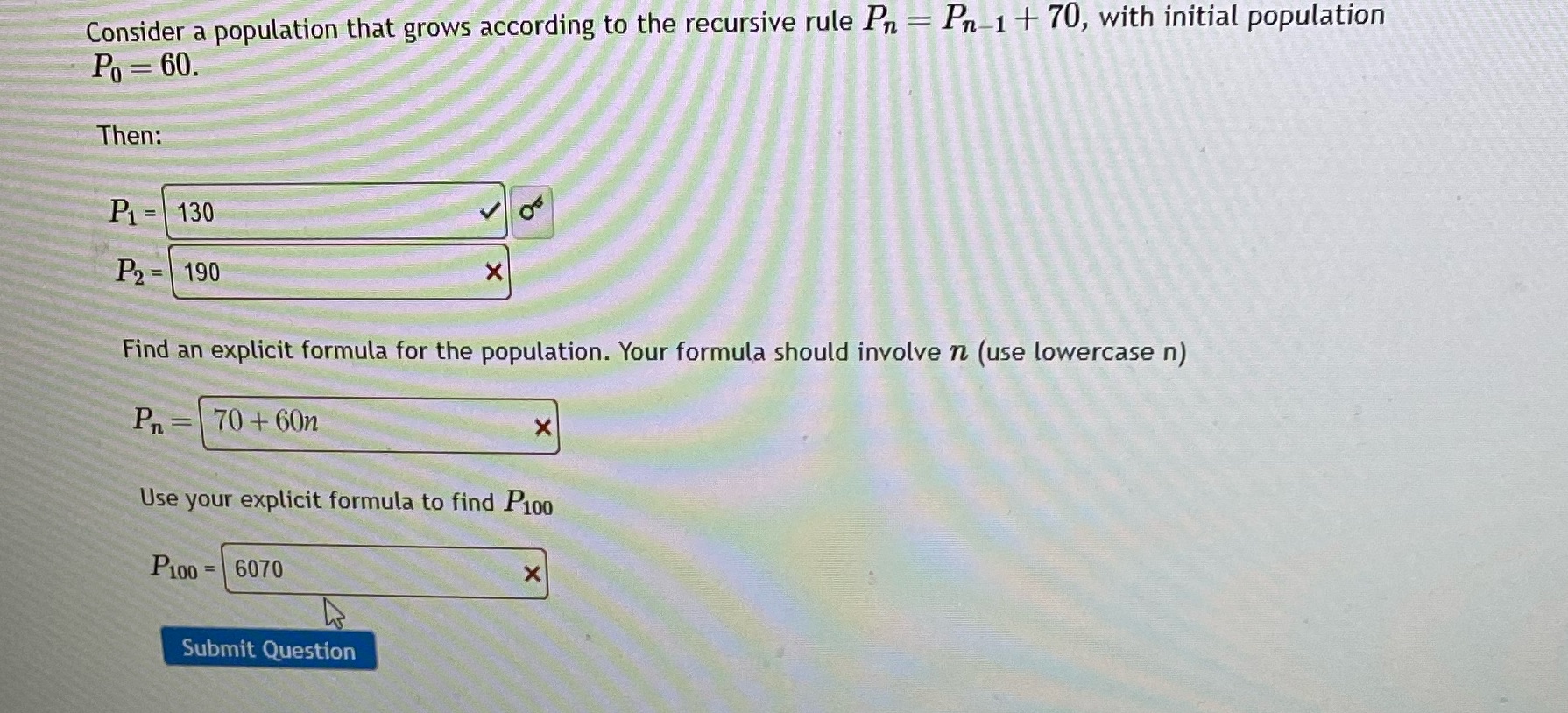 Please help not understanding Consider a population that grows according to the