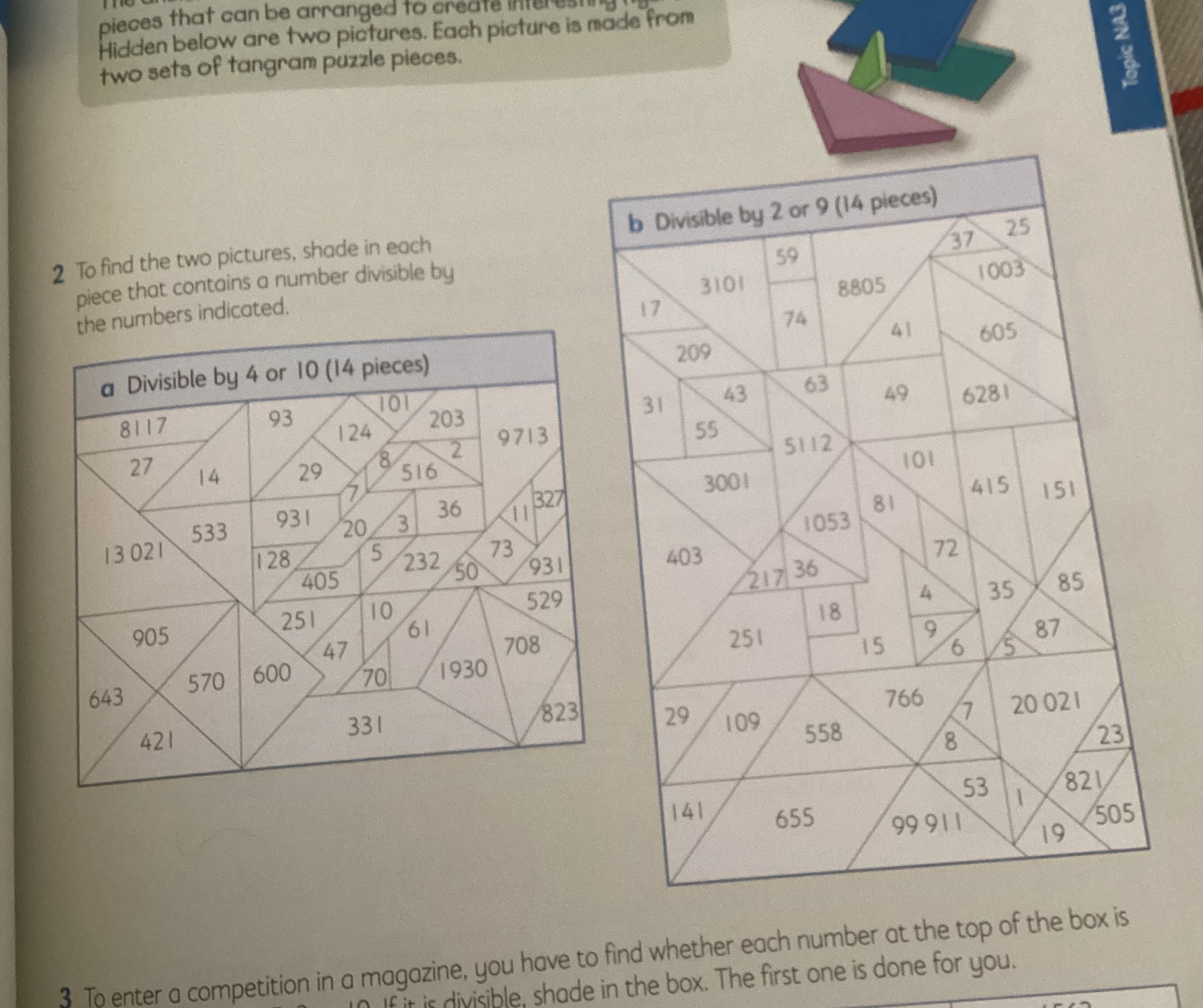 Can u do the divisible work pieces that can be arranged to