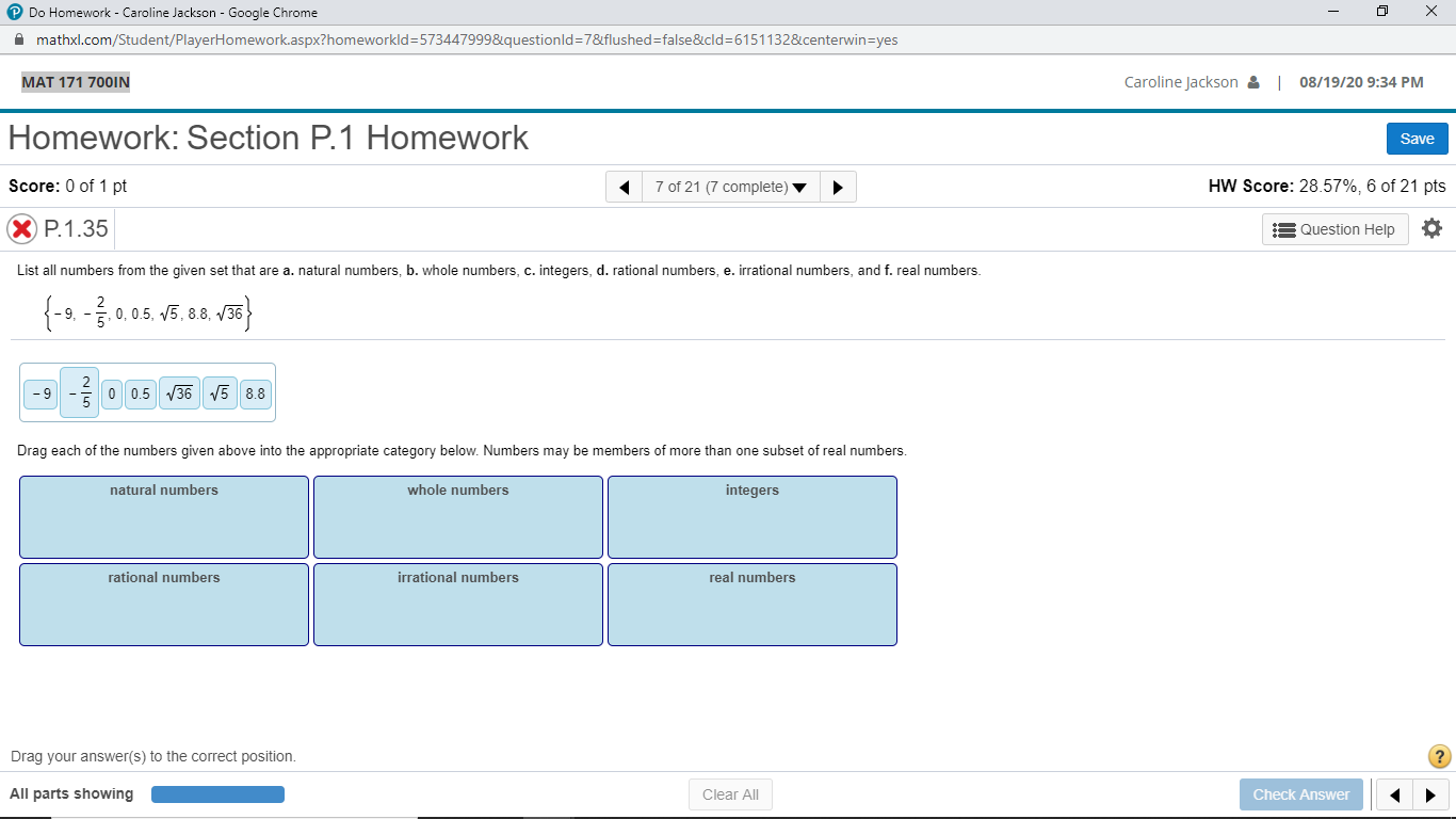  Do Homework - Caroline Jackson - Google Chrome - X mathxl.com/Student/PlayerHomework.aspx?homeworkld=5734479998questionld=7&flushed=false&cld=61511328centerwin=yes