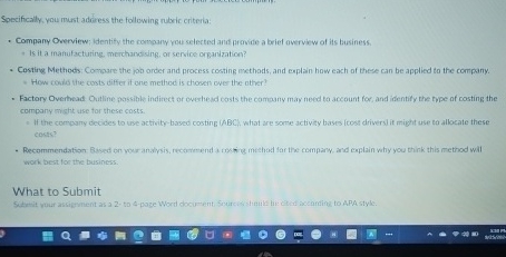  ACC 202 Module Three Assignment Guidelines and Rubric Overview Companies choose