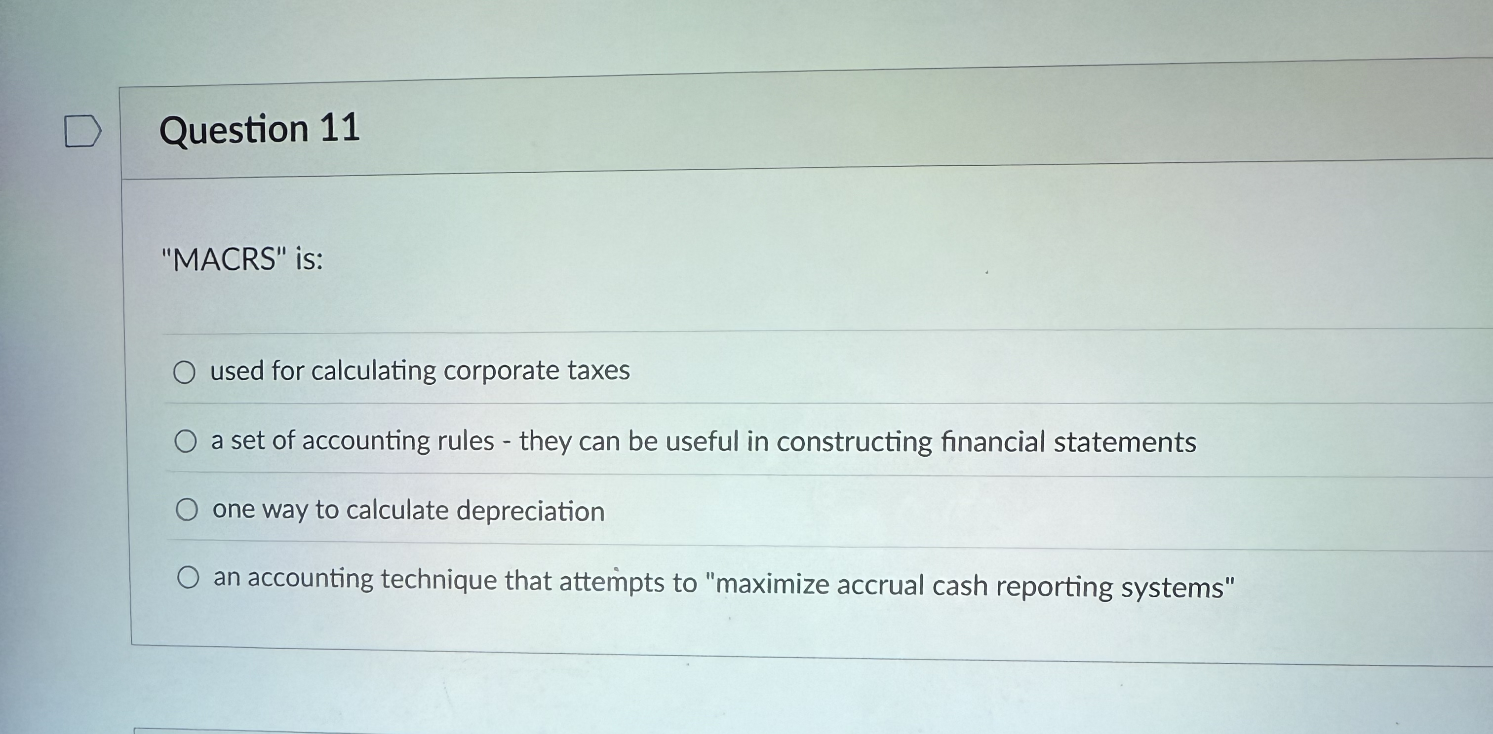  Question 10 A(n) yield curve reflects higher expected future rates of