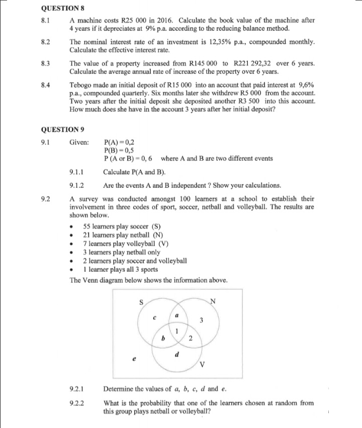 a maths quiz competition will be correct is 0,4. If the first