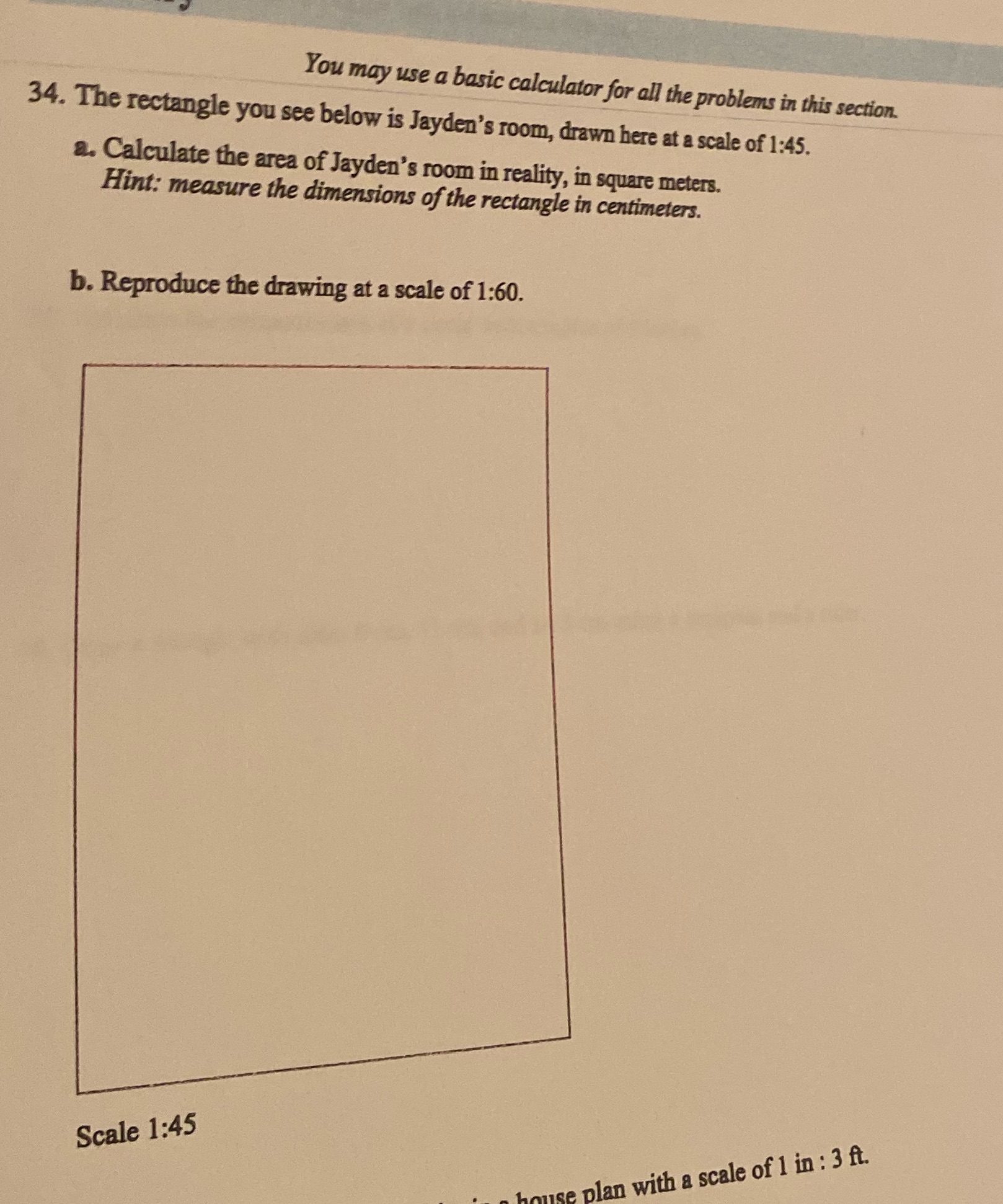 You may use a basic calculator for all the problems in