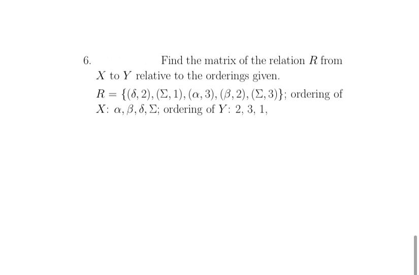 to the ordering X: a, b, c, d given by the 1000
