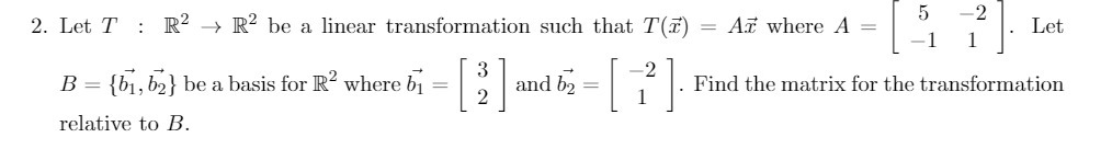  5 2 _1 l ]. Let 3 2 2. Let T