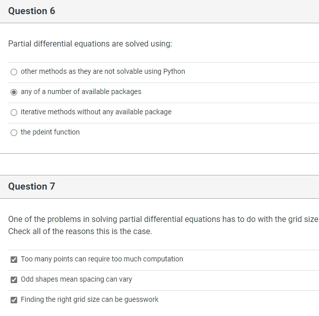 equations is... O Euler O 2nd-order Runge-Kutta O 6th-order Runge-Kutta 4th-order Runge-Kutta