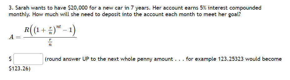 monthly for 7 years. After 7 years, you decide to make additional