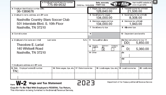  Theodore E. Lariat is a single taxpayer born on September 22,1975.