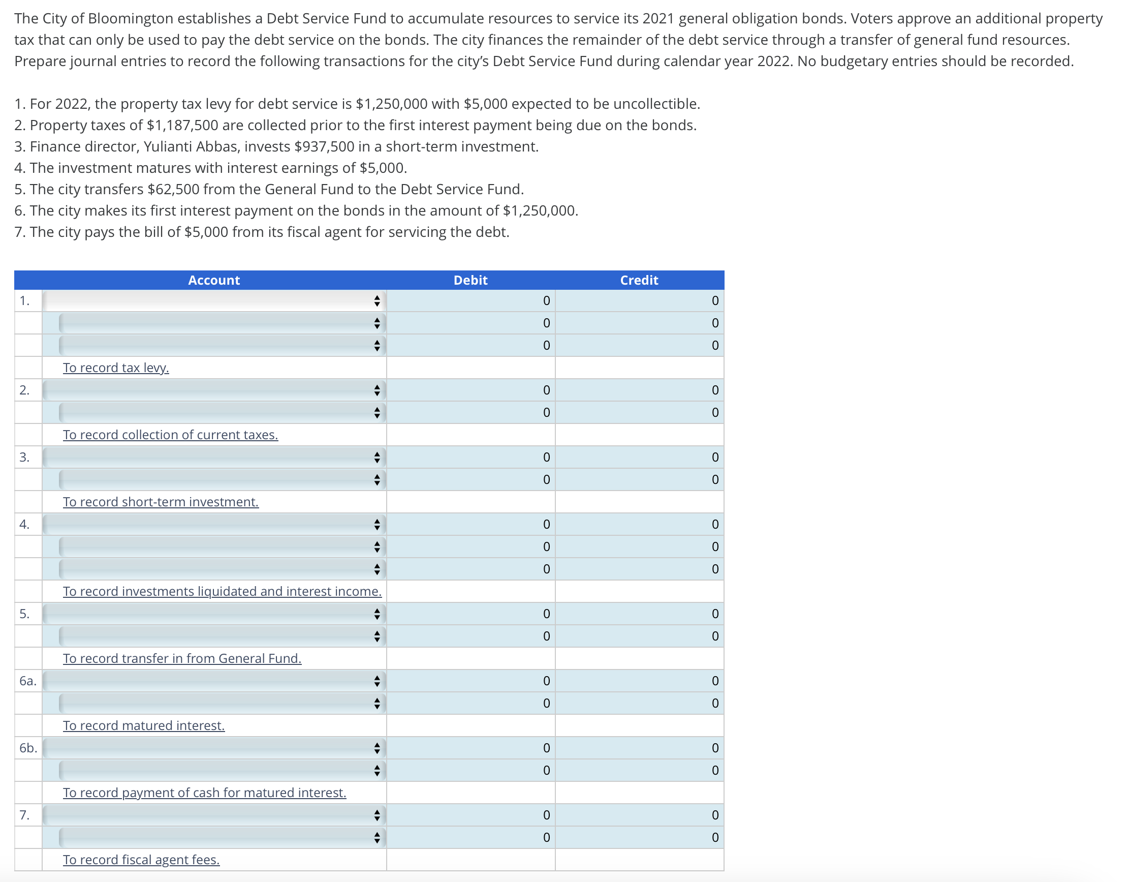  Please use the Dropdown options when answering and explaining the answer.