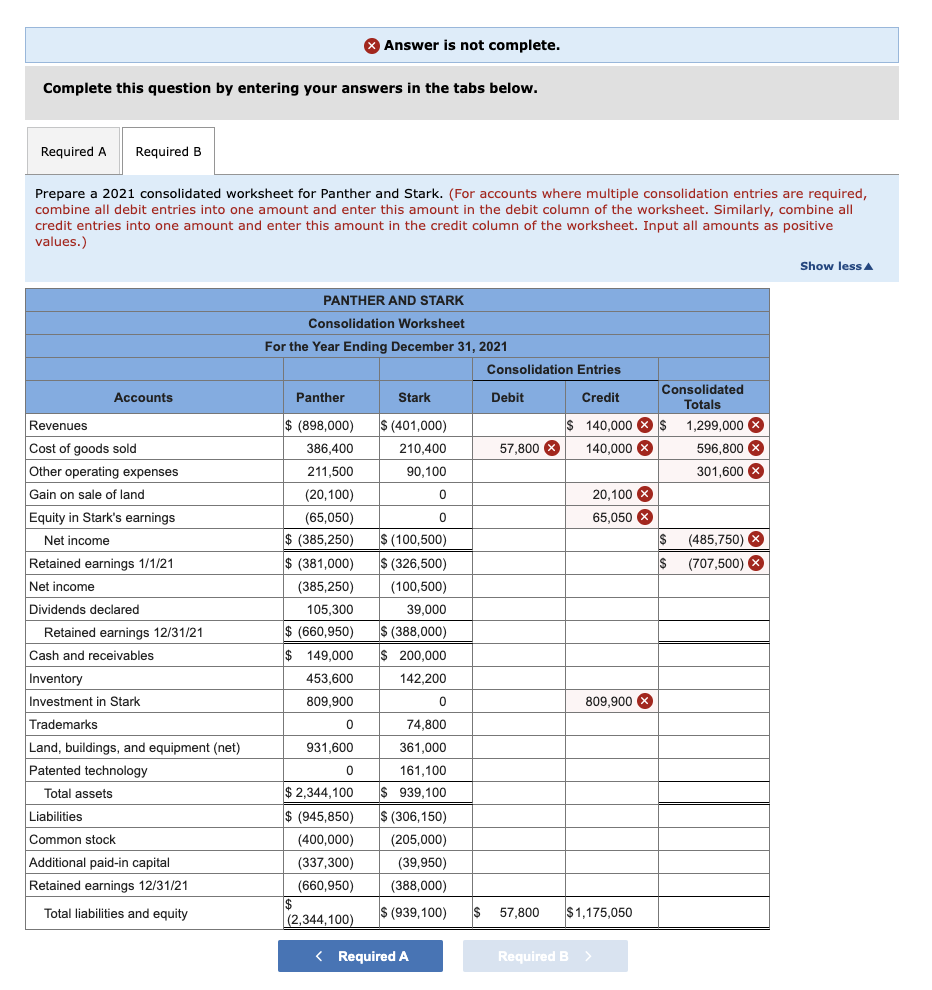  Show me the steps to solve Answer is not complete. Complete