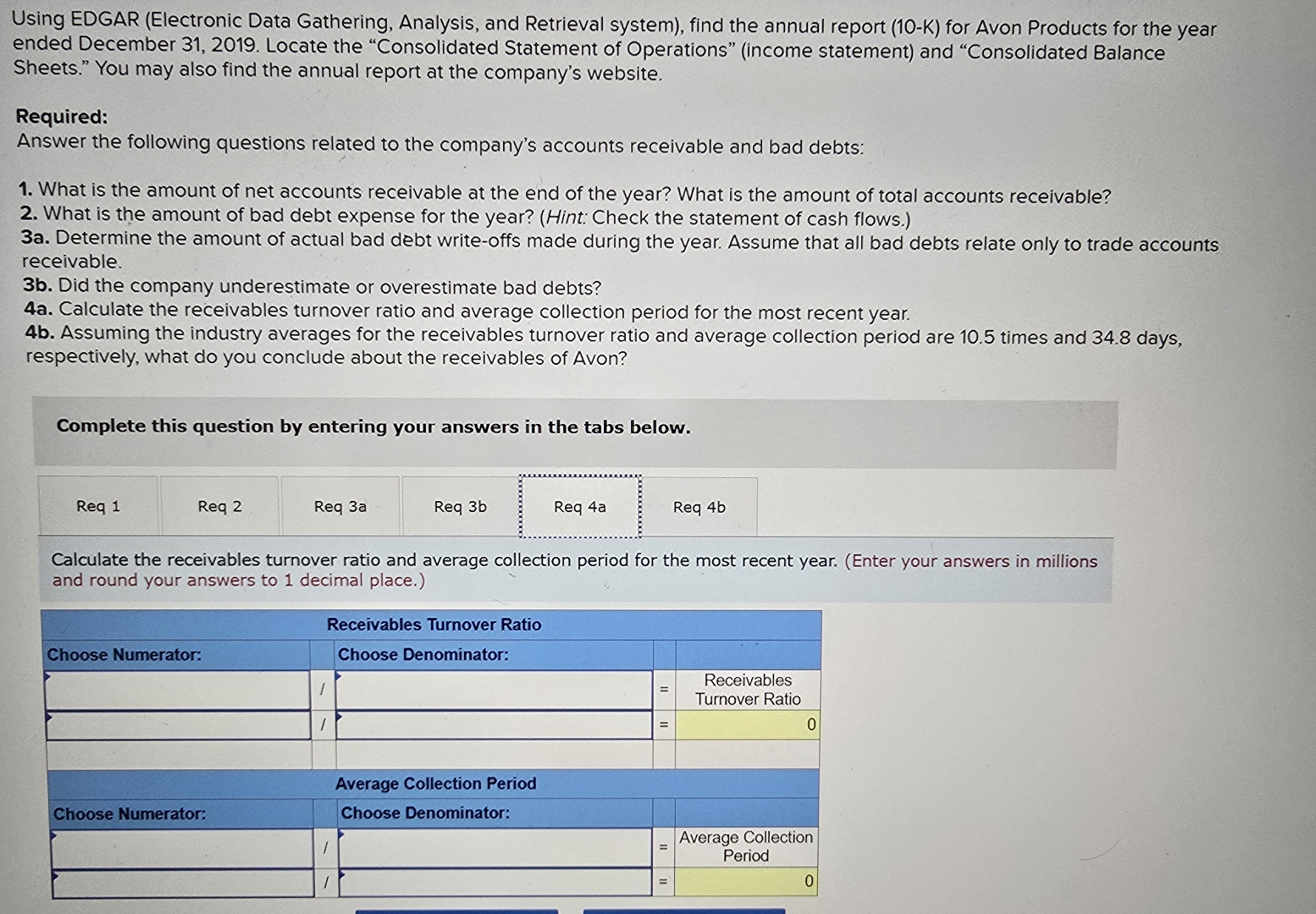  Using EDGAR (Electronic Data Gathering, Analysis, and Retrieval system), find the