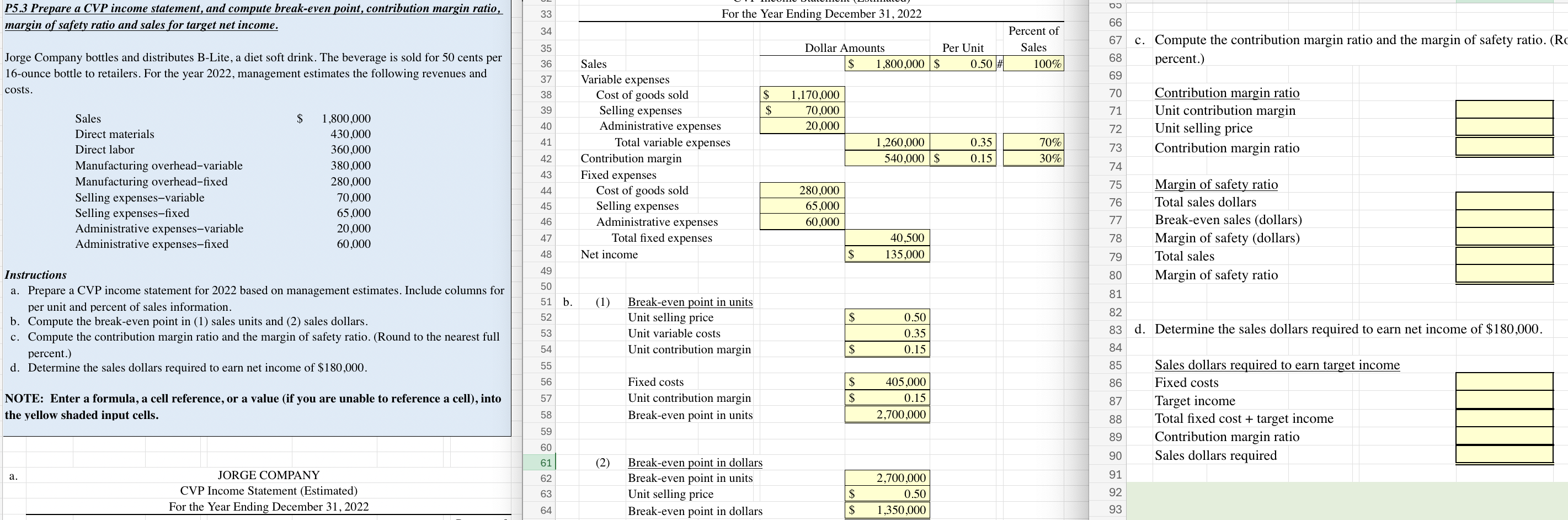  Need help with part C and D c. Compute the contribution