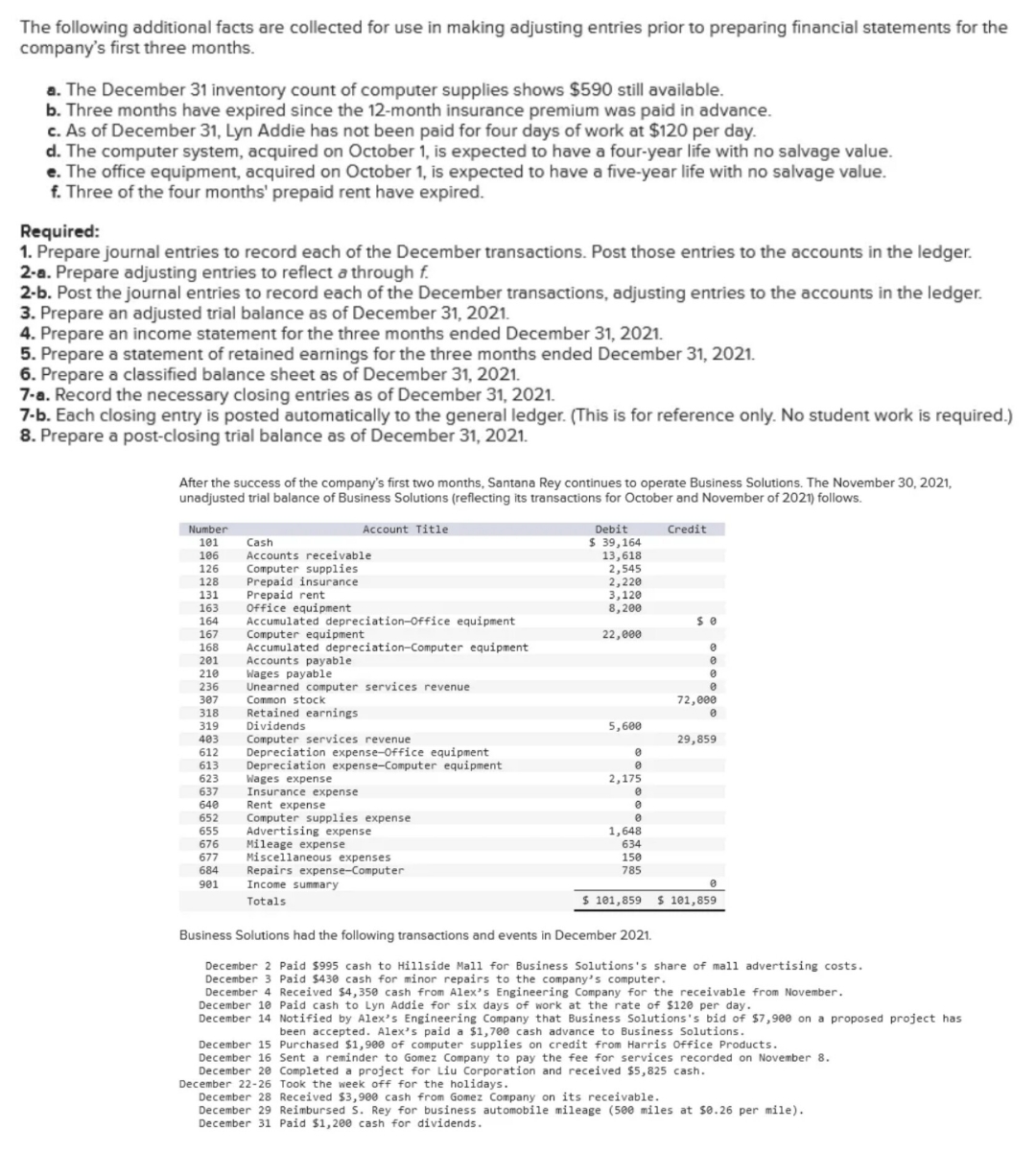  how do i solve this step by step The following additional