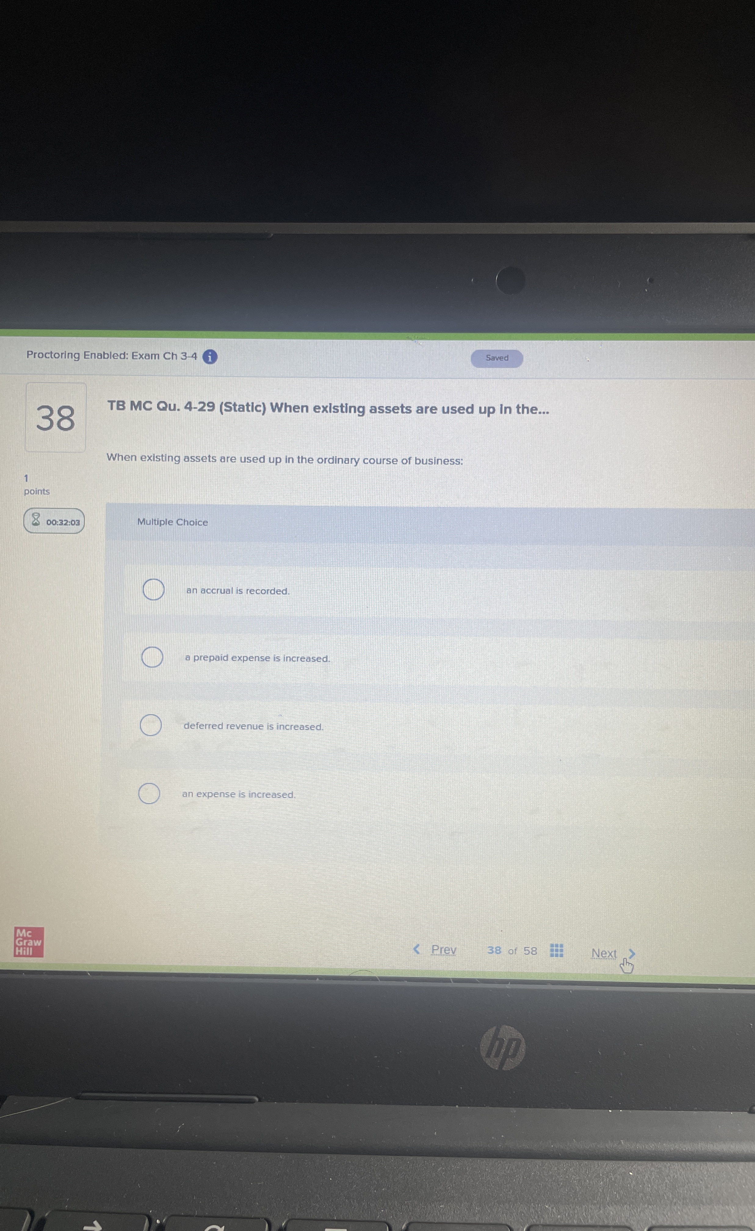  TB MC Qu.4-29(Static) When existing assets are used up in the...