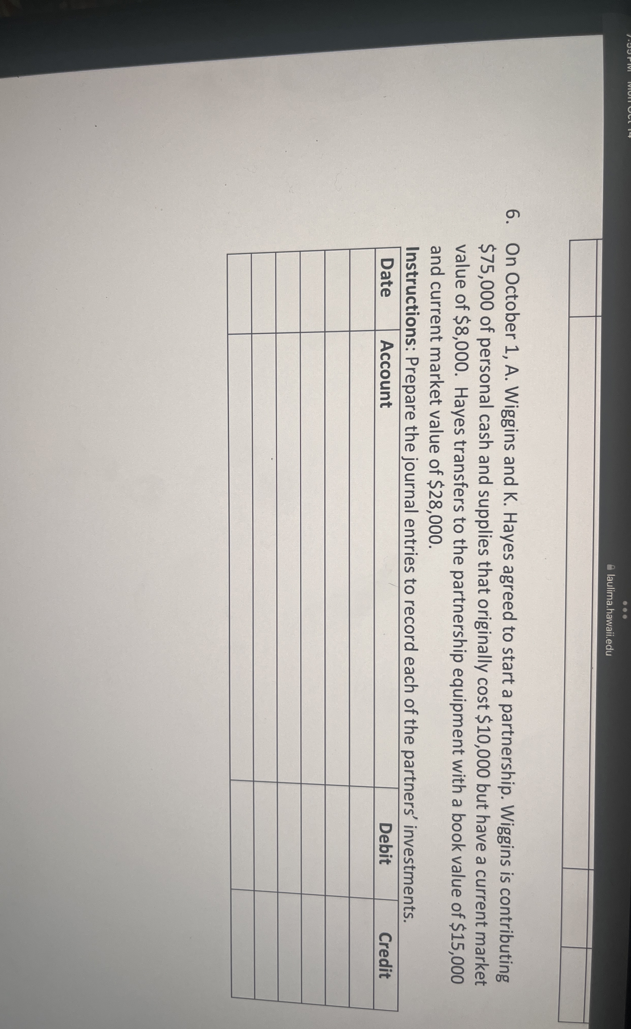  On October 1, A. Wiggins and K. Hayes agreed to start