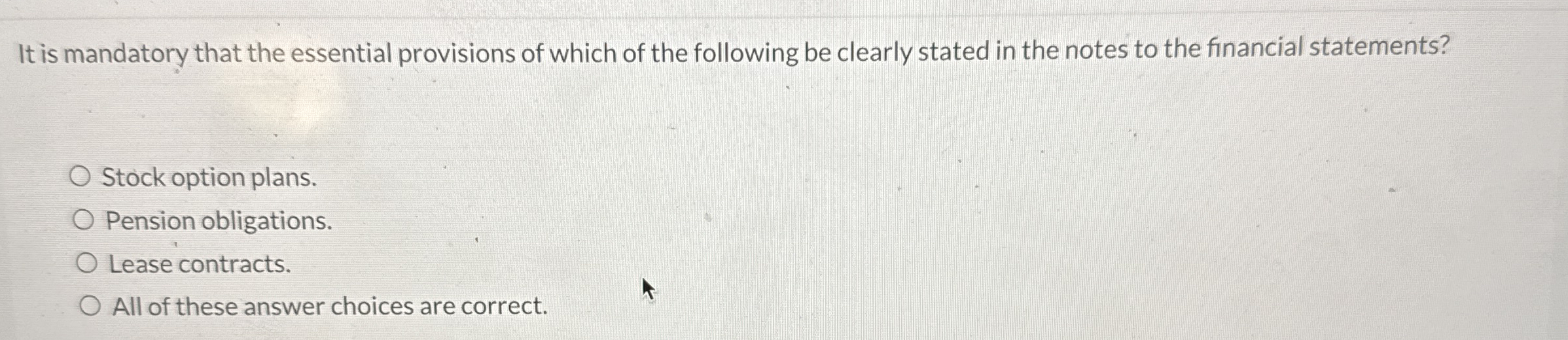  Treasury stock should be reported as a(n) reduction of stockholders' equity.