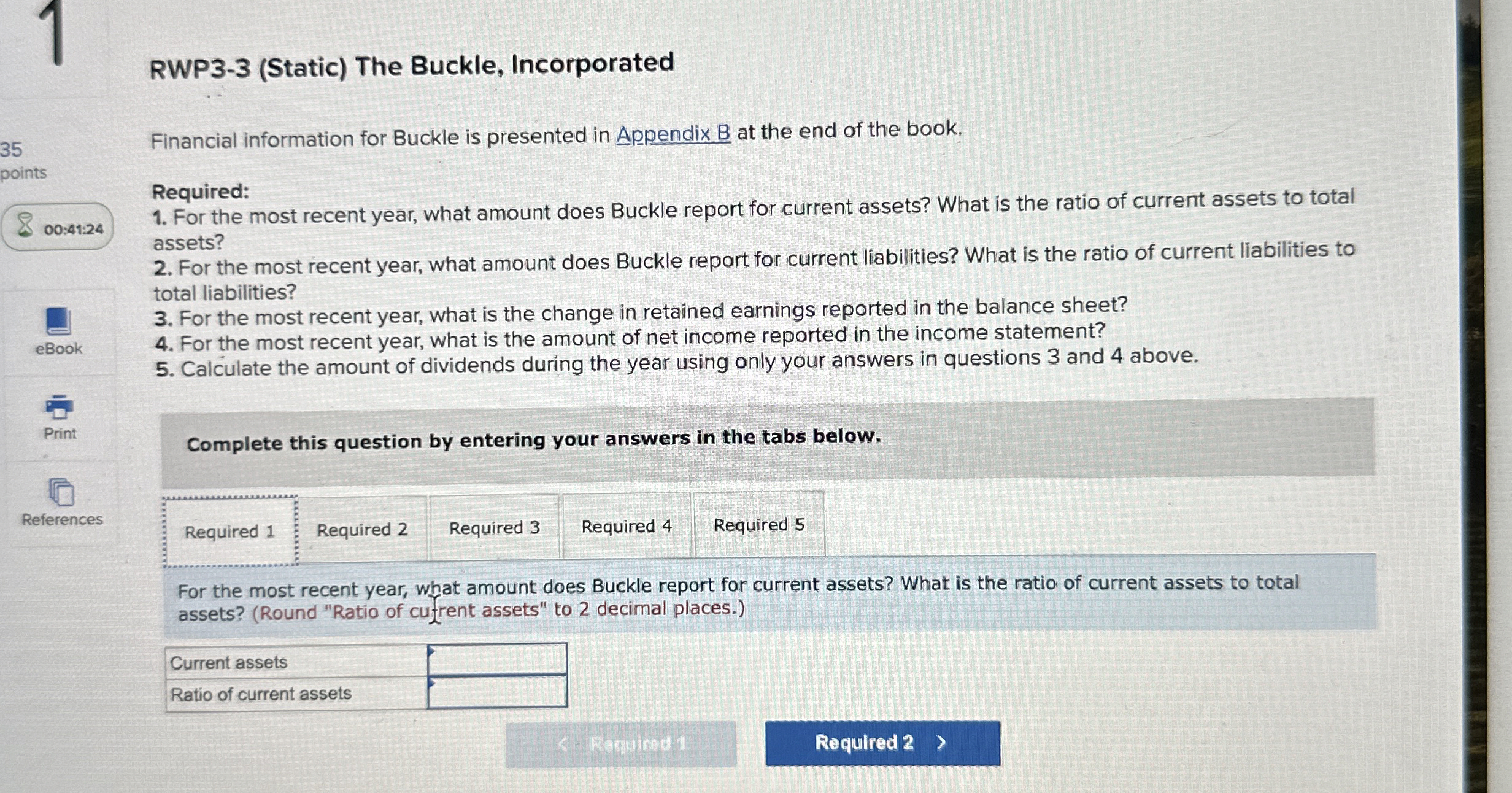  1 RWP3-3(Static) The Buckle, Incorporated 35 Financial information for Buckle is