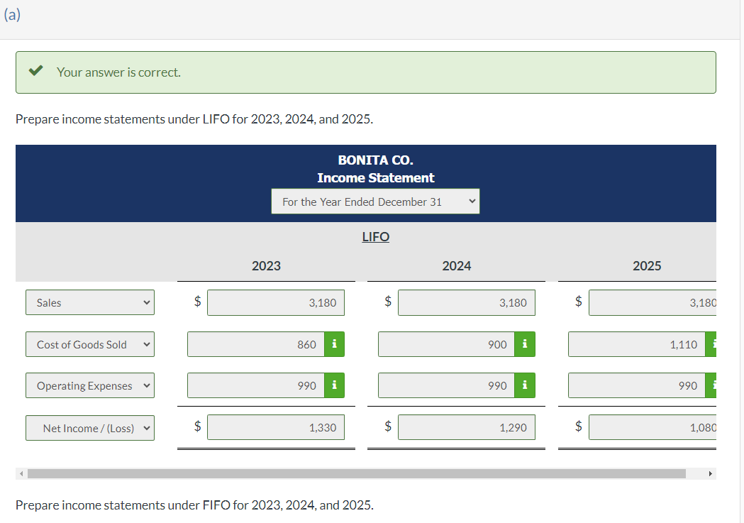  E21.3(LO 1)(Accounting Change) Taveras Co. decides at the beginning of 2025