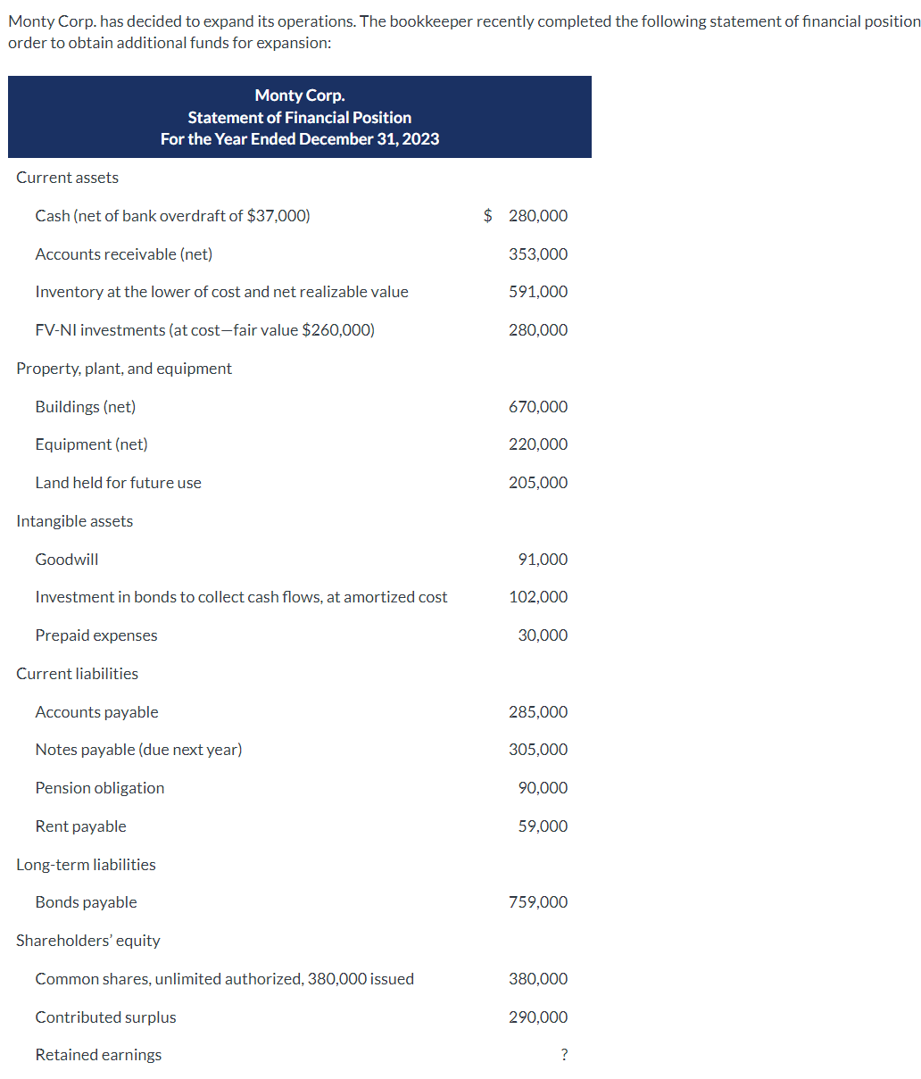 intermediate accoutning question. need answer with all steps and same format