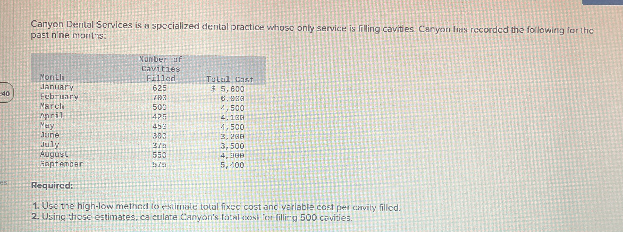  Canyon Dental Services is a specialized dental practice whose only service