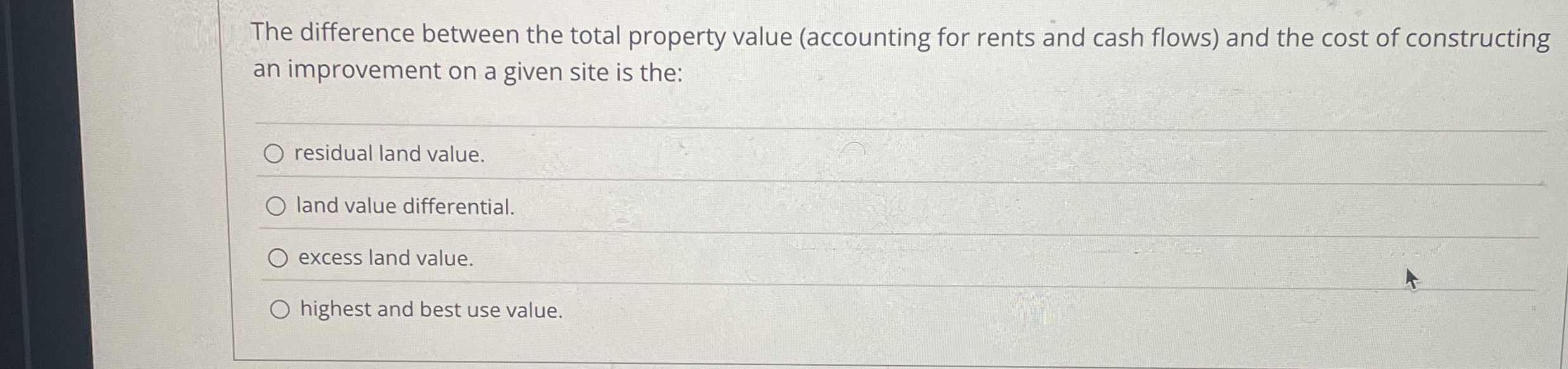  Steps for The difference between the total property value (accounting for