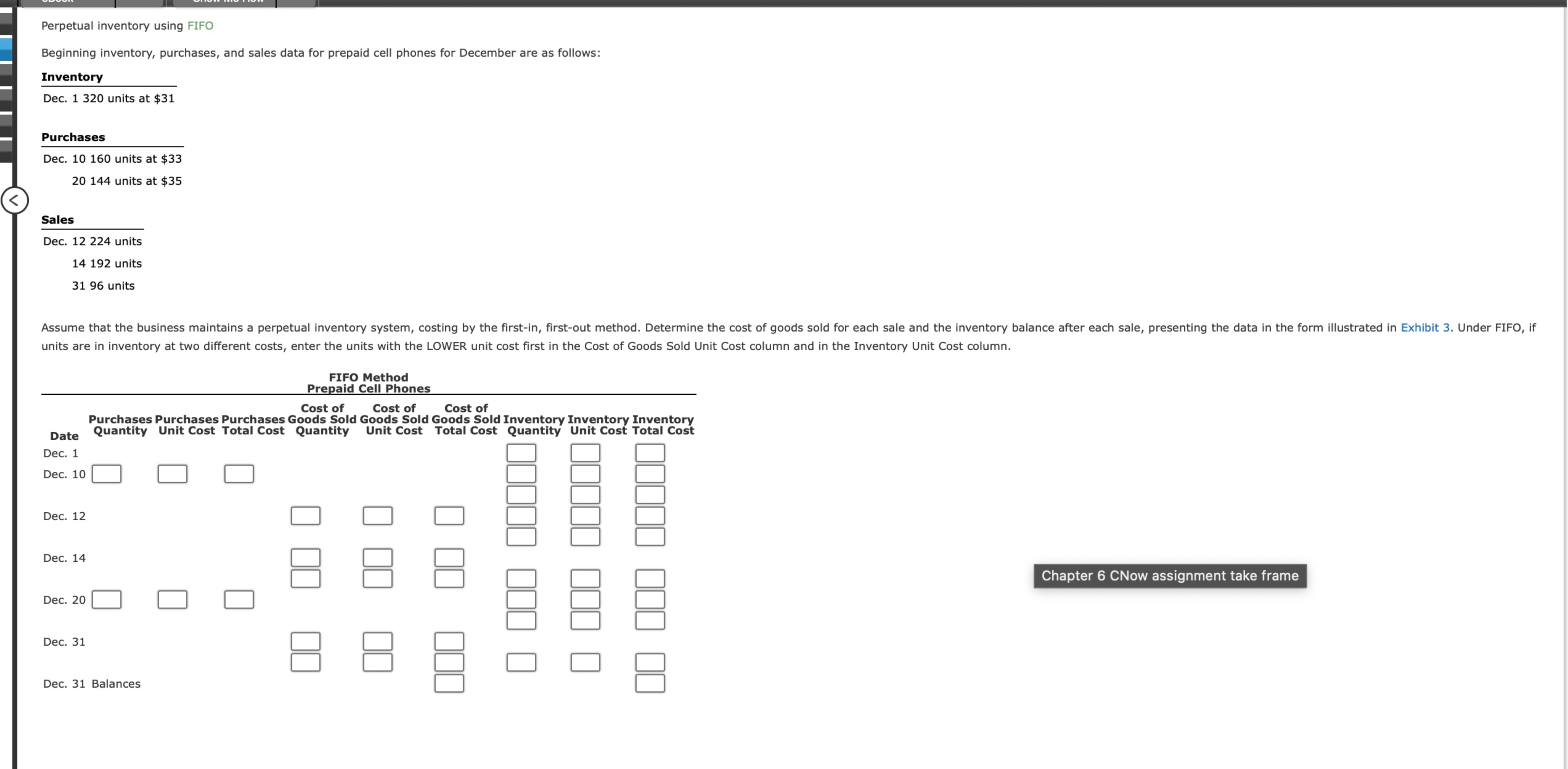  PLEASE HELP WITH ALL BLANKS AND WHERE THEY GO!!!Perpetual inventory using