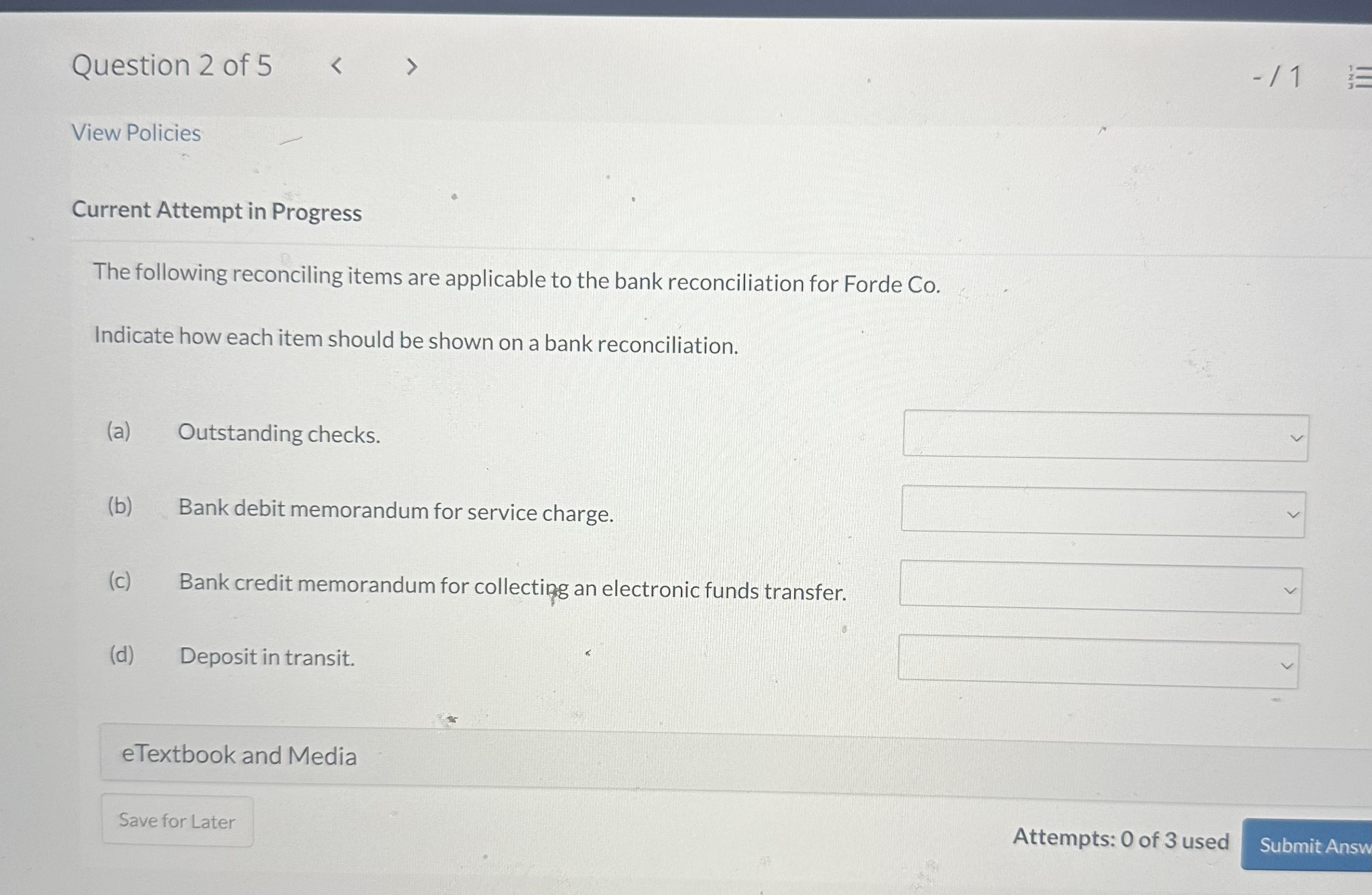  Current Attempt in Progress Current Attempt in Progress The following reconciling