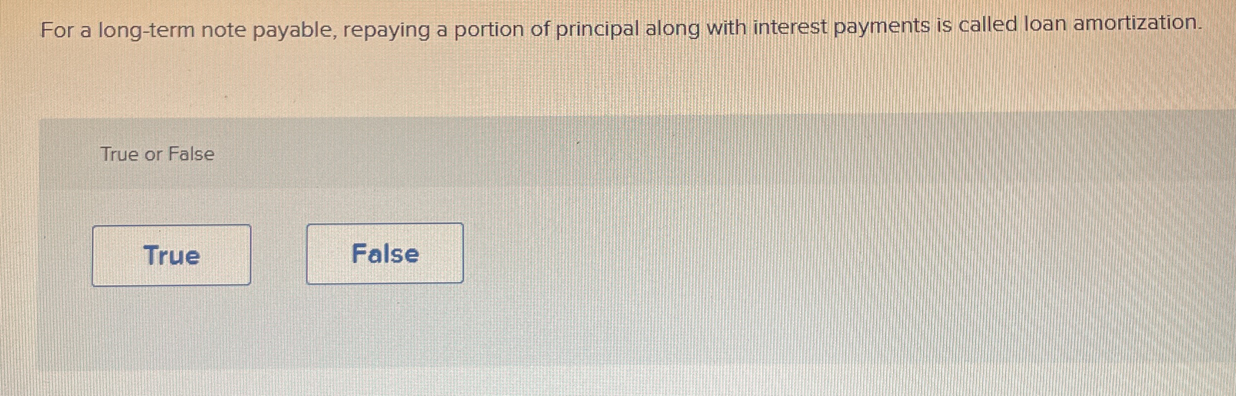  For a long-term note payable, repaying a portion of principal along