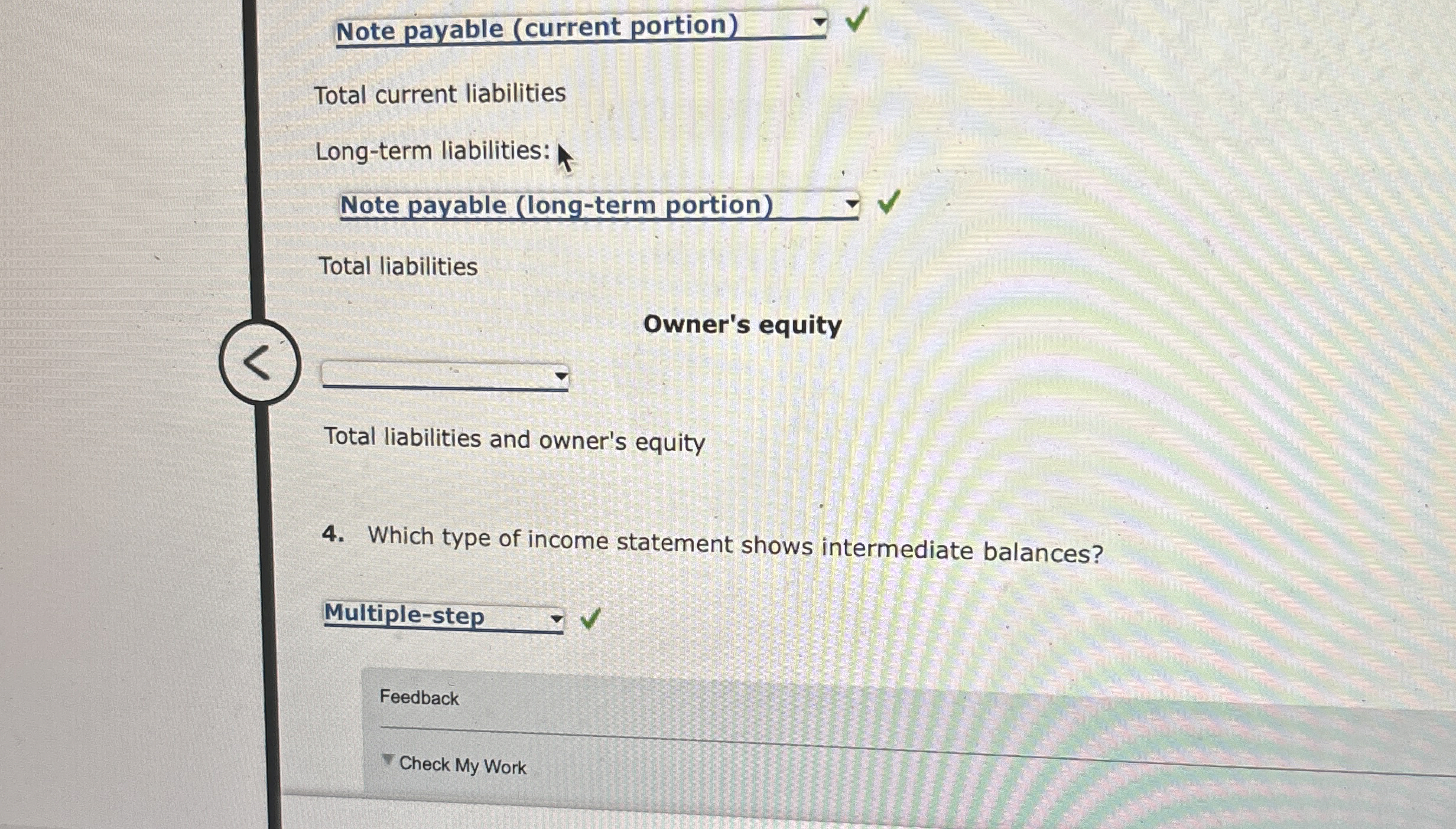  Note payable (current portion) Total current liabilities Long-term liabilities: Note payable