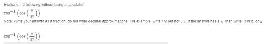  Evaluate the following without using a calculator \"051 (005%)) Note: Write