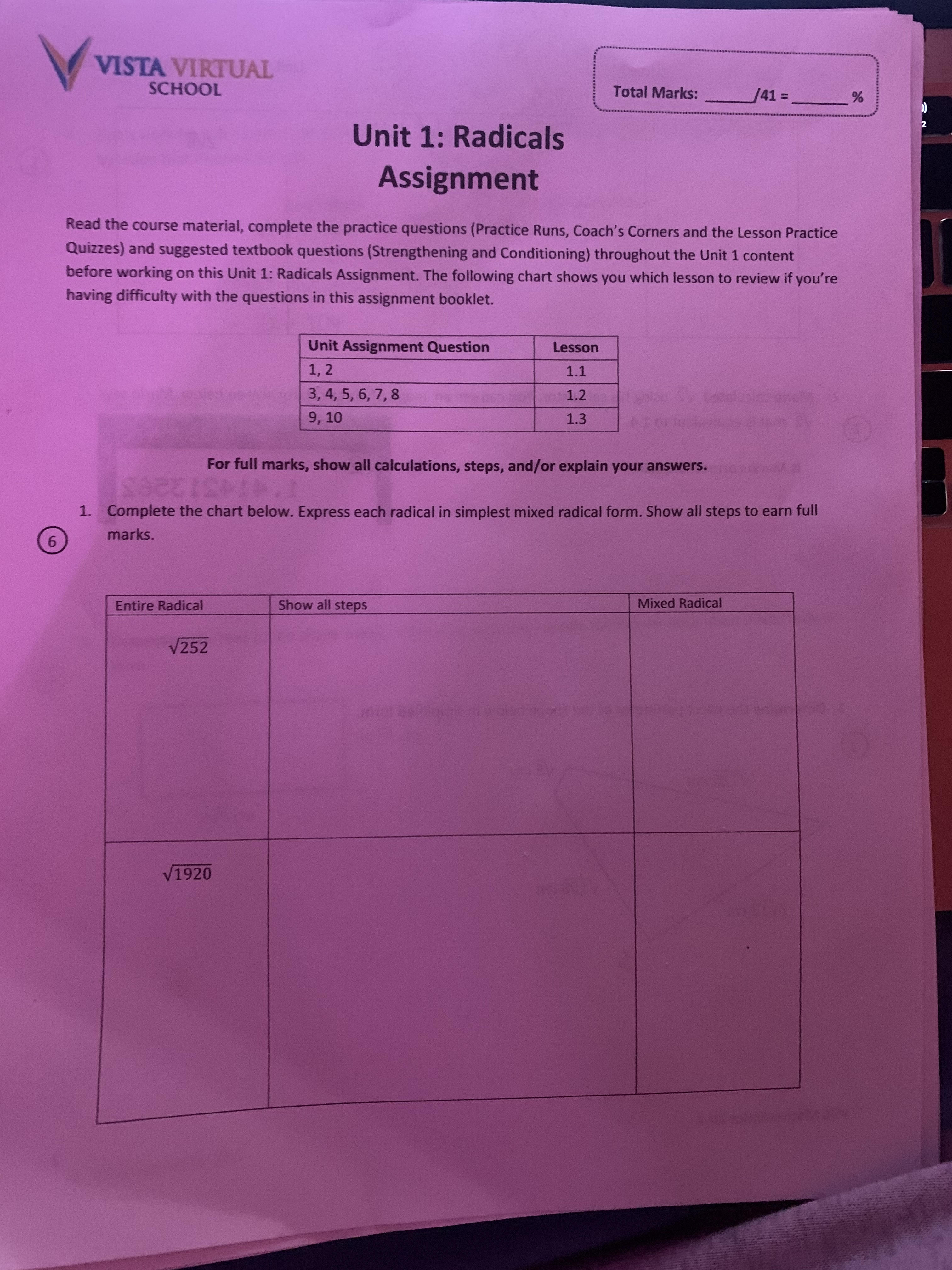 his calculator. You can see an image of his calculator screen below.