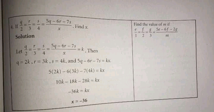 Study the examples on how to determine indicated quantities from a given