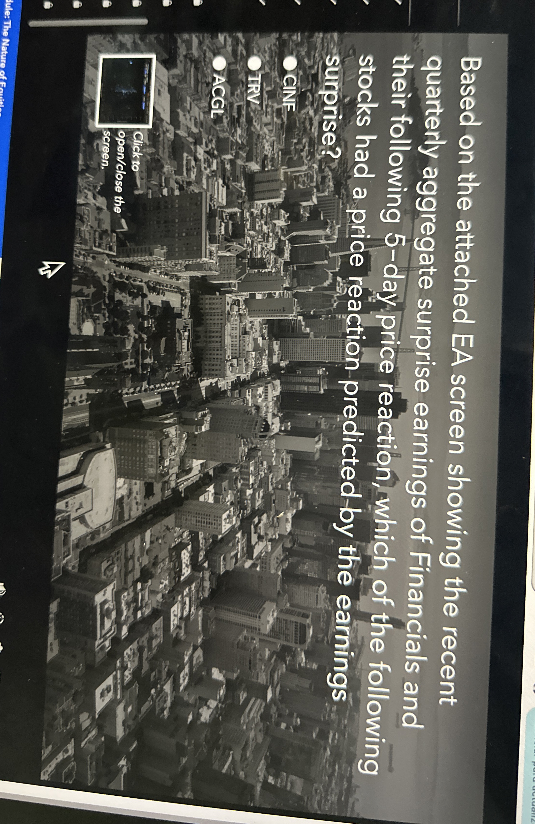  Based on the attached EA screen showing the recent quarterly aggregate