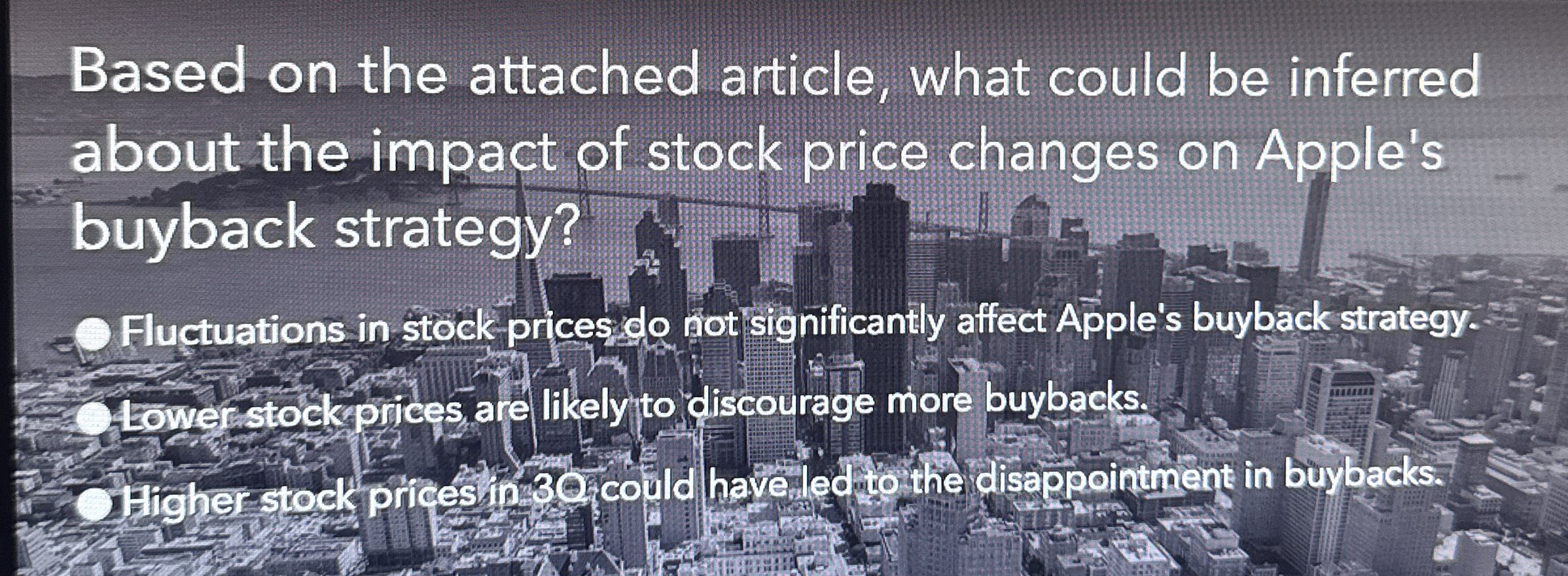  Based on the attached article, what could be inferred about the