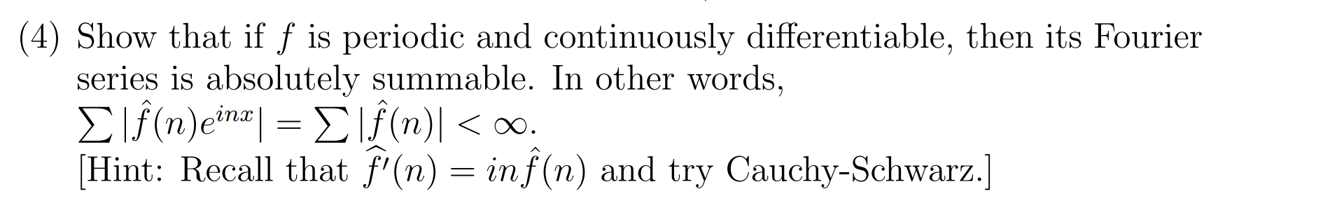 Q4. Please explain clearly, please solve correctly. Math real Analysis (4) Show