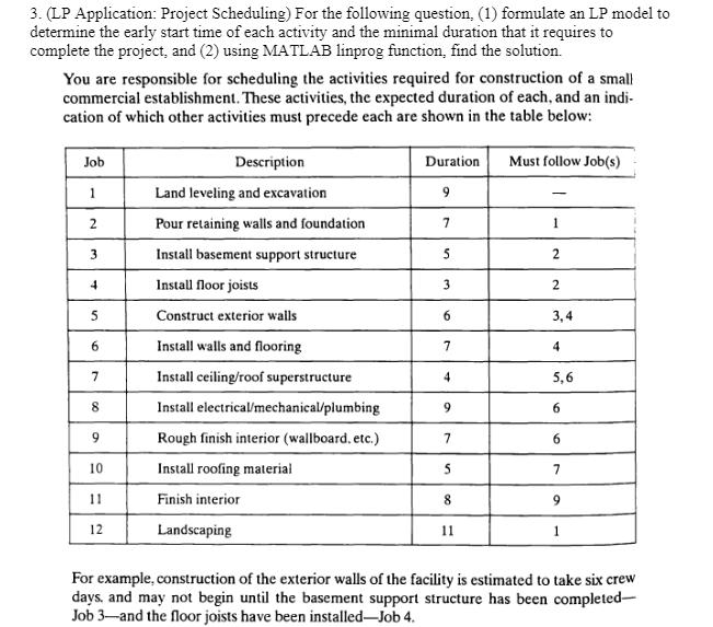 Please help w the following question, looking for matlab code as well