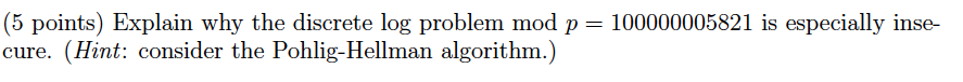 Is that if p-1 is highly composite, then Diffie-Hellman is less secure?