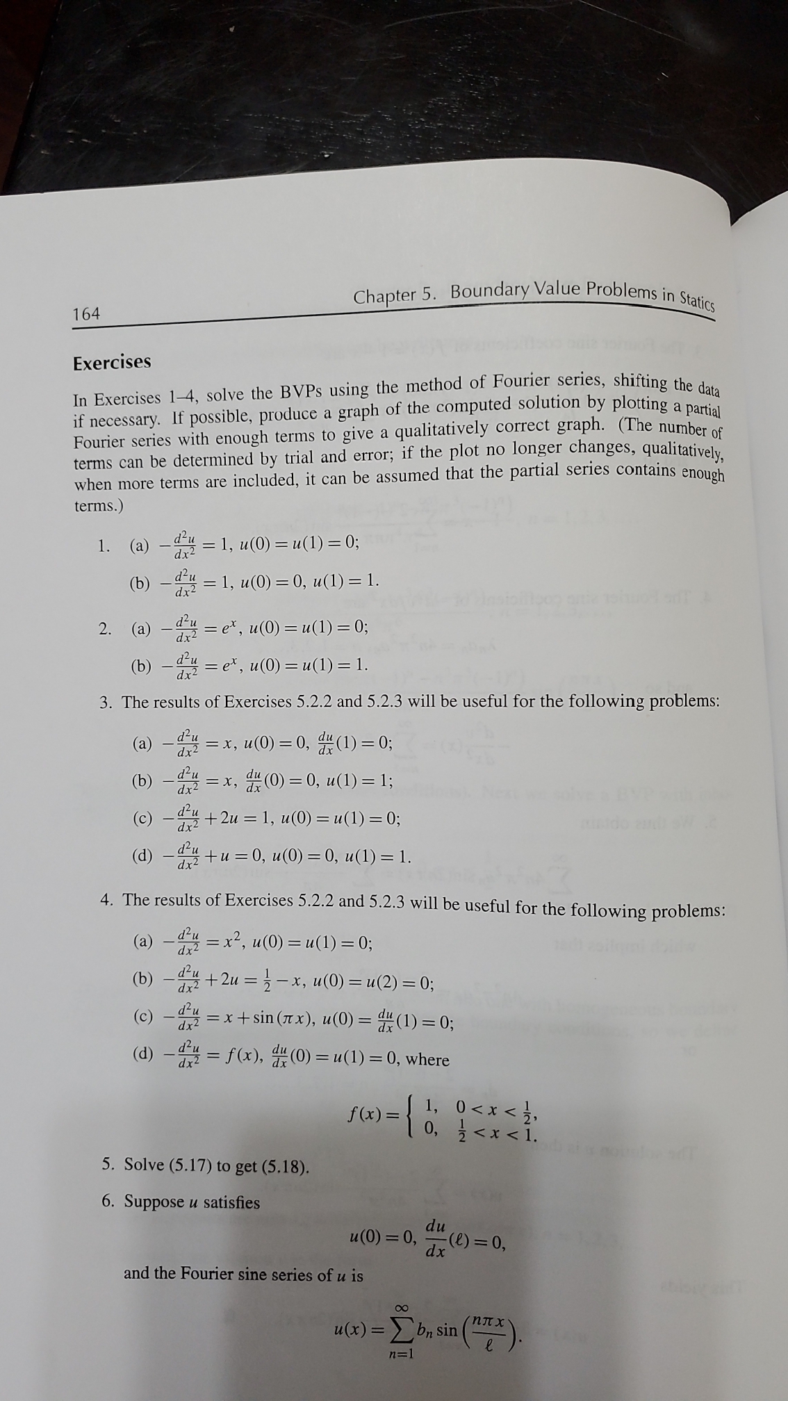 I need help solving problems 1a & 3b 164 Chapter 5. Boundary