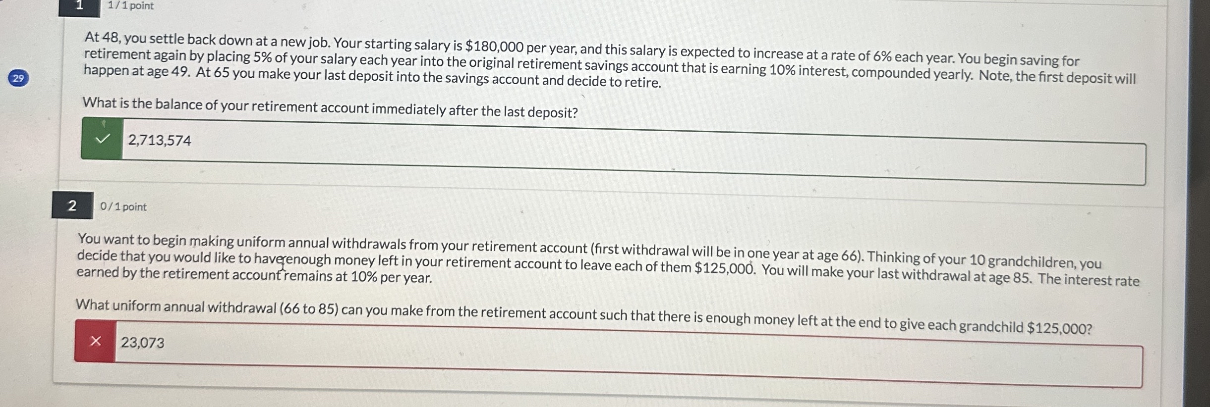  At 48, you settle back down at a new job. Your