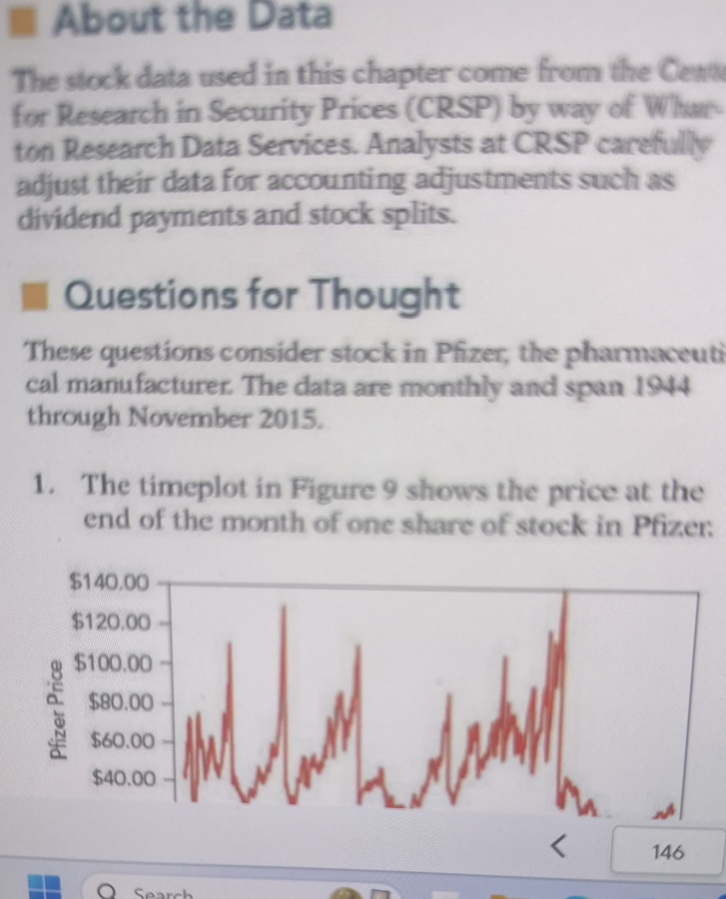  About the Data The stock data used in this chapter come
