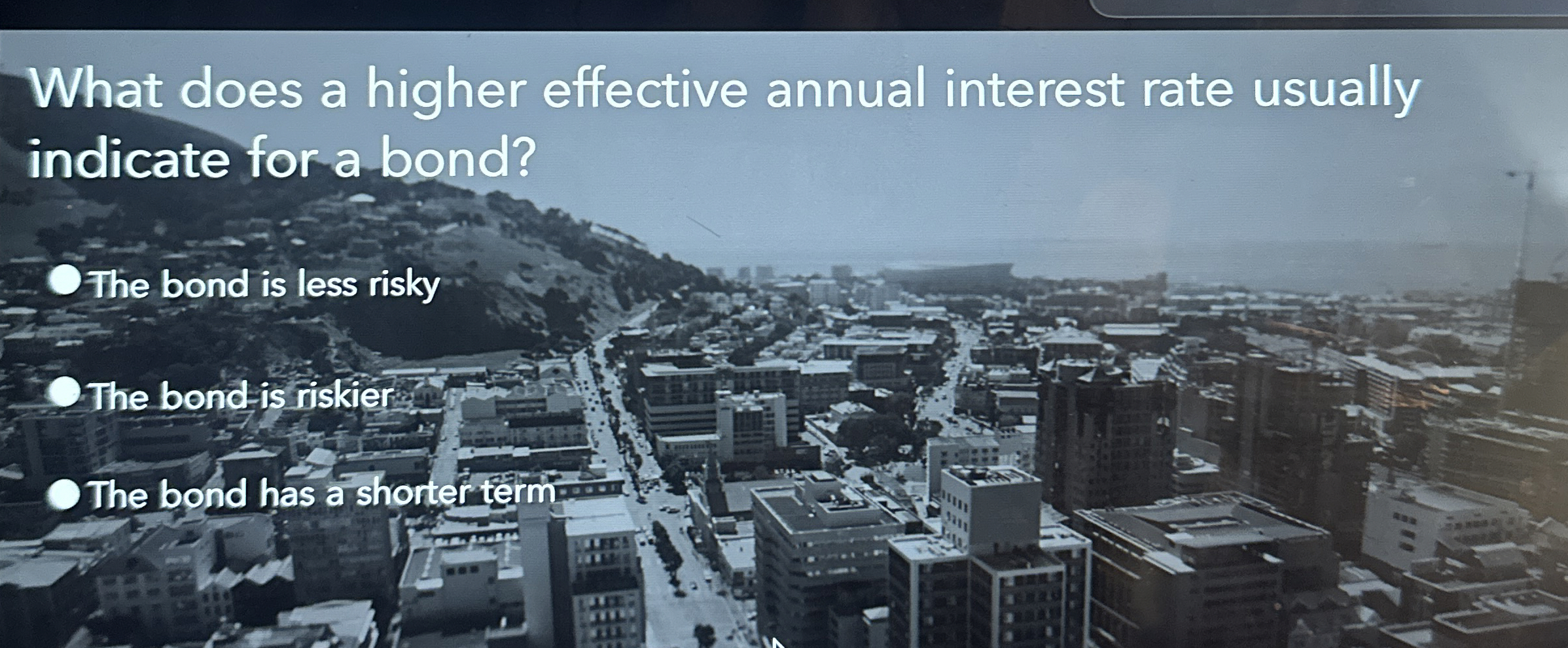  What does a higher effective annual interest rate usually indicate for